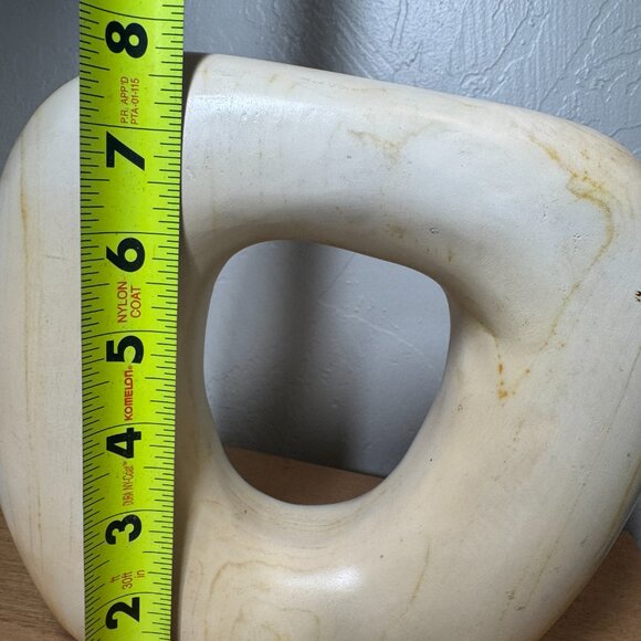 Threshold designed with Studio McGee Modern Teak Wood Sculpture White NEW‎ - Picture 9 of 9